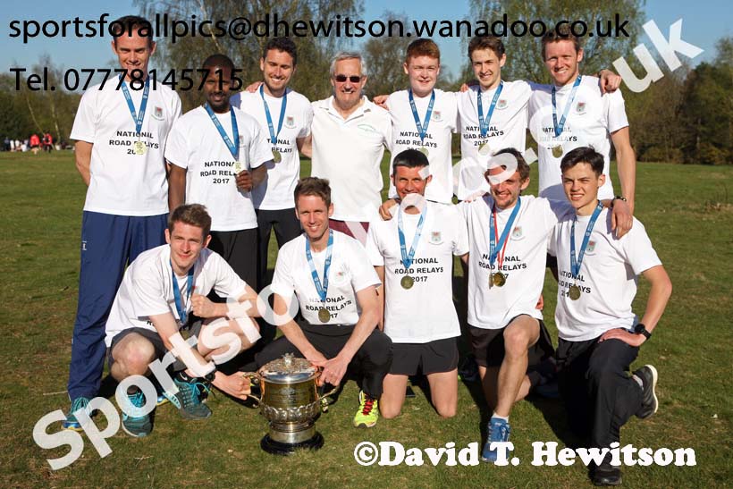 Mens ERRA 12 Stage Road Relay, Sutton Park, Sutton Coldfield, Birmingham. Photo: David T. Hewitson/Sports for All Pics